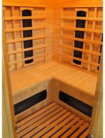 Sauna DeLuxe 4440 CB / CR, barna