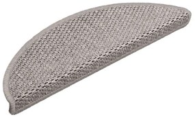 15db szizál hatású ezüst színű öntapadó lépcsőszőnyeg 56x17x3cm