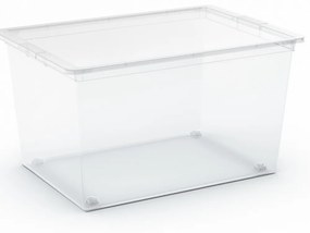 C Box XL műanyag tárolódoboz transzparens 50L 38,5x55x30,5 cm