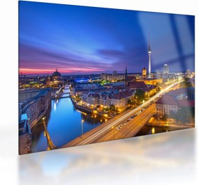 Kép - Kék ég Berlin felett (üvegen) (70x50 cm)