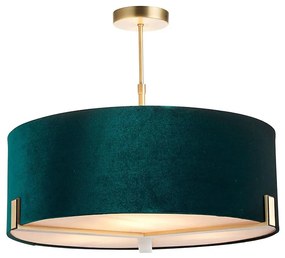 Endon 95839 - Csillár rúdon HAYFIELD 3xE27/40W/230V réz/zöld