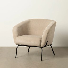 Bézs zsenília fotel Classic – Ixia