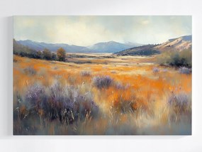 Vászonkép Canvas Tájkép Hegyek Rét Láp Tájkép Kilátás 120x80