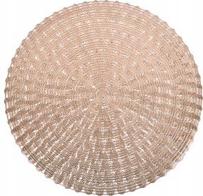 Asztali alátét arany kerek 38cm kerek elegáns asztalszőnyeg