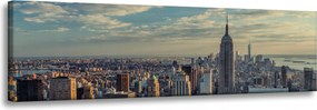 Vászonkép Építészet naplemente Manhattan Usa Államok 150X50 cm