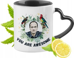 Pawel Kukiz Kukiz15 Fekete Bögre Szív Alakú Füllel Ajándék