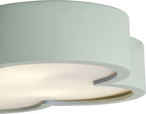 Gyerekszoba mennyezeti lámpa zöld-fehér - Lucille