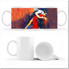 Tango Nuevo fényképes bögre Tánc pár