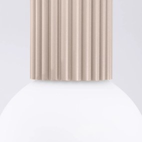 Kék mennyezeti lámpa üveg búrával ø 12 cm Orbital – Sollux