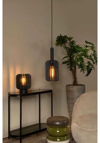 Lucide 45492/01/36 - Csillár zsinóron RAFAL 1xE27/40W/230V fekete/szürke