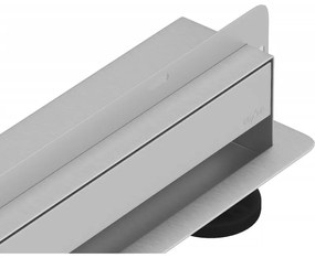 Mexen Flat Wall 2 az 1-ben fali zuhanyfolyóka 50 cm, Króm - 1030050