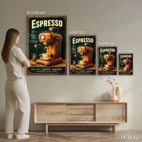 DUBLEZ | Vintage fa kép - Espresso