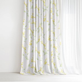 Goldea dekor függöny - mimózavirágok 240x150 cm