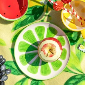 Altom Tropicana kerámia tányérkészlet lime 20 cm, 2 db
