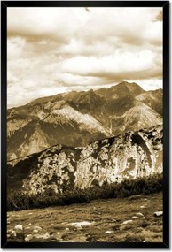 Poszterek keretben 40x60 Tátra Lengyel hegyek Kilátás