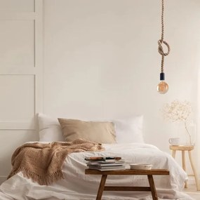 LED Csillár zsinóron ROPE 1xE27/8W/230V