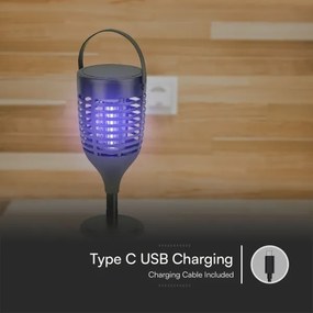 LED Napelemes rovarcsapda LED/1,3W/3,7V IP24 20 mm