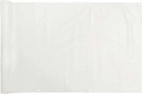 vidaXL fehér PVC belátás elleni erkélyparaván 400x75 cm
