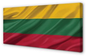Canvas képek a Litvánia lobogója 140x70 cm