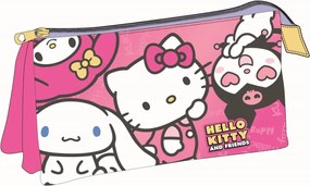Hello Kitty Kawaii Cuties 3 rekeszes tolltartó 23 cm
