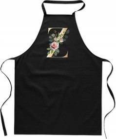 Konyhai Kötény fekete Betű Zsuzsa névvel Genzie FA_331_cz