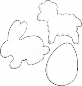 Karácsonyi Húsvéti keksz lyukasztó formák