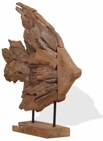 Hal szobor Teak 40x12x57 cm