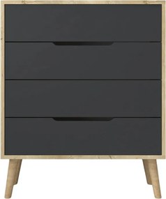Flora - Sapphire Oak, Anthracite