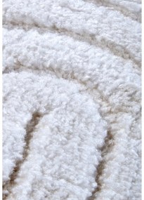 Fehér kerek szőnyeg ø 160 cm Panglao New York White – Elle Decoration