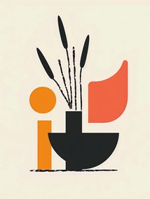 Poszter 75x100cm Széles Fekete