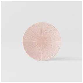 Rózsaszín kerámia tányér ø 24 cm ICE PINK - MIJ