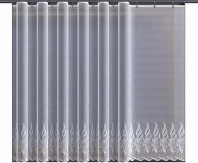 Mg Függöny jacquard fehér 648/231 290x170 kész, K szalaggal