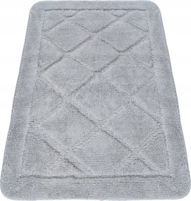 Fürdőszobaszőnyeg Szürke Nedvszívó Csúszásgátló Puha 40x60CM Dekoratív