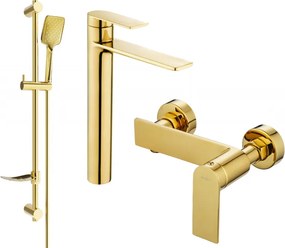 Mexen Zero DF62 zuhanykészlet, arany - 71114DF62-50