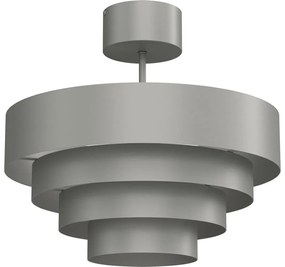 Luminex Felületre szerelhető csillár RINGS 1xE27/15W/230V szürke LU3520A