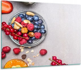 7in1 Üveg Tűzhelyvédő Főzőlap 60x52 Gyümölcs