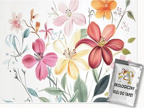 Fotótapéta Gyerekeknek Lányok Virágok Színes Tapéta Flizelina 400x280