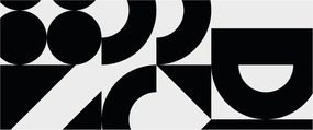 Kép - Geometriai absztrakció N⁰2 (120x50 cm)