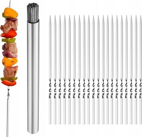 Nyársak Hús Nyársak Champagne Grill Fém Szett x20