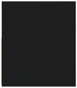 2 db fekete éjjeliszekrény LED-del 60 x 35 x 40 cm