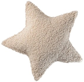 Világosbarna buklé párna gyerek kanapéhoz Star – Wigiwama