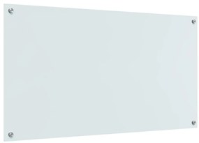 Konyhai Fali Csempe Fehér 110x60x0,6 cm Edzett Üveg