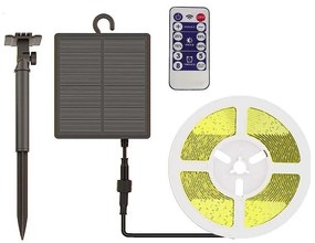 V-Tac LED Dimmelhető napelemes Szalag LED/1,2W/3,7V 4000K IP67 5m VT1512