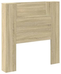 sonoma tölgy színű áthidalószekrény LED-ekkel 100x16,5x103,5 cm