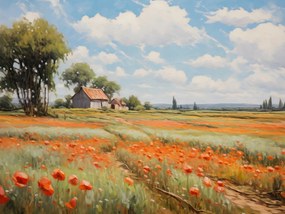 Poszter 40x30cm Suttogó pipacsmezők