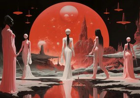 Poszter 100x70cm Vándorok egy másik világból