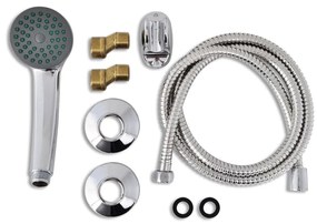 vidaXL krómozott fürdőszoba zuhany csaptelep szett