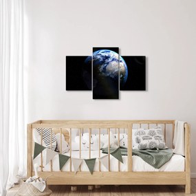 Föld és a Hold képe (90x60 cm)