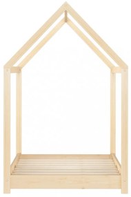 tömör fenyőfa gyerekágy-keret 70 x 140 cm