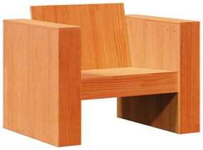 2 részes viaszbarna tömör fenyőfa kerti pihenőgarnitúra